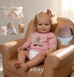 20 Inch Realistic Baby Dolls Girl Toddler, Lifelike Full Soft Vinyl Body Reborn 20 Inch Realistic Baby Dolls Girl Toddler, Lifelike Full Soft Vinyl Body Reborn