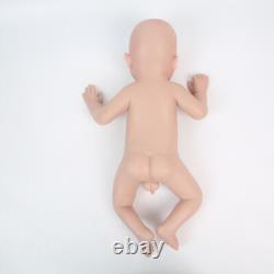 20''Lifelike Infant Boy Eyes Closed Silicone Reborn Doll Can take a pacifier