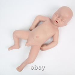20''Lifelike Infant Boy Eyes Closed Silicone Reborn Doll Can take a pacifier