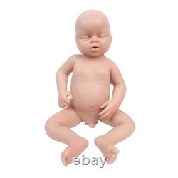 20''Lifelike Infant Boy Eyes Closed Silicone Reborn Doll Can take a pacifier