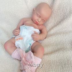 20 Painted Full Silicone Reborn Baby Doll Soft Silicone Newborn Girl Kits 6.8lb