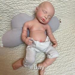 20 Painted Full Silicone Reborn Baby Doll Soft Silicone Newborn Girl Kits 6.8lb