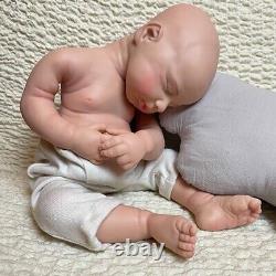 20 Painted Full Silicone Reborn Baby Doll Soft Silicone Newborn Girl Kits 6.8lb