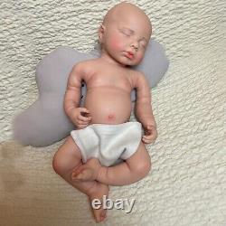 20 Painted Full Silicone Reborn Baby Doll Soft Silicone Newborn Girl Kits 6.8lb