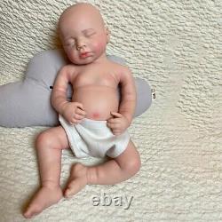 20 Painted Full Silicone Reborn Baby Doll Soft Silicone Newborn Girl Kits 6.8lb