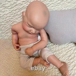 20 Painted Full Silicone Reborn Baby Doll Soft Silicone Newborn Girl Kits 6.8lb