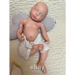 20 Painted Full Silicone Reborn Baby Doll Soft Silicone Newborn Girl Kits 6.8lb