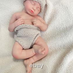 20 Painted Full Silicone Reborn Baby Doll Soft Silicone Newborn Girl Kits 6.8lb