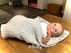 20 REALISTIC REBORN BABY BOY DOLL LIFELIKE SIGNED 190/1000 by ADRIE STOETE