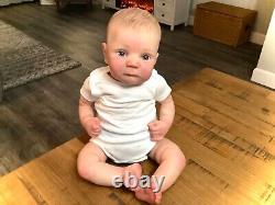 20 REALISTIC REBORN BABY BOY DOLL LIFELIKE SIGNED 190/1000 by ADRIE STOETE