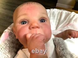 20 REALISTIC REBORN BABY BOY DOLL LIFELIKE SIGNED 190/1000 by ADRIE STOETE