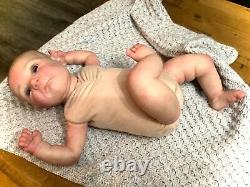 20 REALISTIC REBORN BABY BOY DOLL LIFELIKE SIGNED 190/1000 by ADRIE STOETE