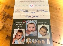 20 REALISTIC REBORN BABY BOY DOLL LIFELIKE SIGNED 190/1000 by ADRIE STOETE