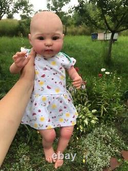 20 Reborn Baby Dolls Soft Body Toddler Newborn 1700 grams Doll Handmade