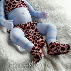 20'' Sleeping Avatar Baby Boy Full Body Waterproof Silicone vinyl Reborn Doll