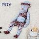 20'' Sleeping Avatar Baby Girl Full Body Waterproof Silicone Reborn Doll Gifts