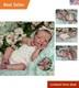 20-inch Reborn Baby Doll Lifelike Silicone Vinyl Girl Doll with Accessories