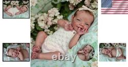 20-inch Reborn Baby Doll Lifelike Silicone Vinyl Girl Doll with Accessories