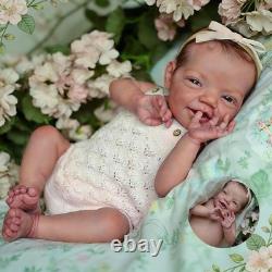 20-inch Reborn Baby Doll Lifelike Silicone Vinyl Girl Doll with Accessories