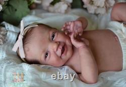 20-inch Reborn Baby Doll Lifelike Silicone Vinyl Girl Doll with Accessories
