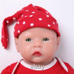 20Chubby Girls Infant Full Body Silicone Lifelike Reborn Baby Doll