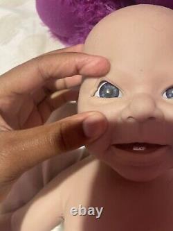 20Lifelike Reborn Baby Doll Girl Newborn Silicone Doll Infant Used