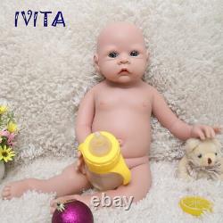 20Lifelike Reborn Baby Lovely Chubby Big Boy Full Body Silicone Doll Real Touch