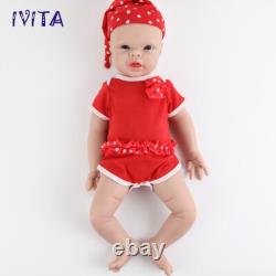 20in Adorable Silicone Reborn Baby BoyGirl Blue Eyes Floppy Silicone Doll Gift