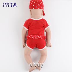 20in Adorable Silicone Reborn Baby BoyGirl Blue Eyes Floppy Silicone Doll Gift