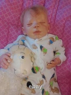 20in Artist Made Painted Reborn Baby Stephen By Bountiful Baby. Lifelike Weight