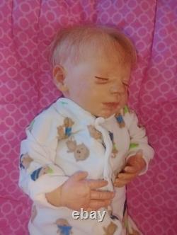 20in Artist Made Painted Reborn Baby Stephen By Bountiful Baby. Lifelike Weight