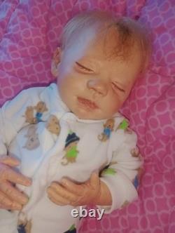 20in Artist Made Painted Reborn Baby Stephen By Bountiful Baby. Lifelike Weight