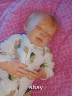 20in Artist Made Painted Reborn Baby Stephen By Bountiful Baby. Lifelike Weight