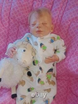 20in Artist Made Painted Reborn Baby Stephen By Bountiful Baby. Lifelike Weight