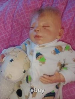 20in Artist Made Painted Reborn Baby Stephen By Bountiful Baby. Lifelike Weight
