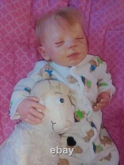 20in Artist Made Painted Reborn Baby Stephen By Bountiful Baby. Lifelike Weight