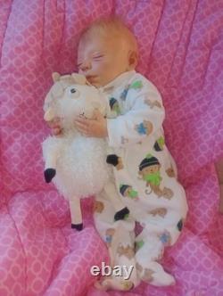 20in Artist Made Painted Reborn Baby Stephen By Bountiful Baby. Lifelike Weight