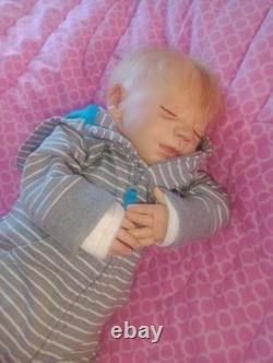 20in Artist Made Painted Reborn Baby Stephen By Bountiful Baby. Lifelike Weight