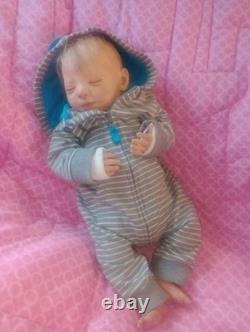 20in Artist Made Painted Reborn Baby Stephen By Bountiful Baby. Lifelike Weight
