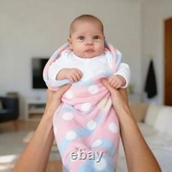 20inch Reborn Baby Doll Newborn Soft Unassembled Baby Painted Hair Handmade Art