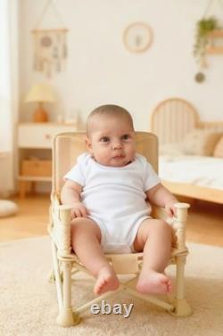 20inch Reborn Baby Doll Newborn Soft Unassembled Baby Painted Hair Handmade Art