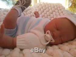 22 6lbs Floppy Reborn Baby Doll Lifelike Painted Hair Newborn Sunbeambabies