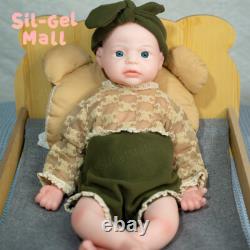 22 Big Girl Handmake Silicone Baby Dolls Reborn Baby Dolls Painted Doll Newborn