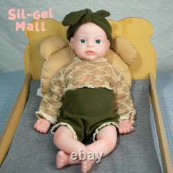 22 Big Girl Handmake Silicone Baby Dolls Reborn Baby Dolls Painted Doll Newborn