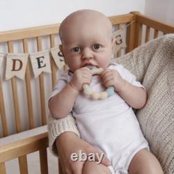 22 Handmake Full Solid Silicone 4.7KG Reborn Girl Baby Dolls Realistic Newborn