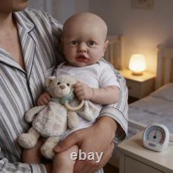 22 Handmake Full Solid Silicone 4.7KG Reborn Girl Baby Dolls Realistic Newborn