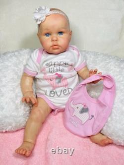 22 In. Ellie Reborn Doll, Sculpt By Irina Kaplanskaya, Blue Eyes, Beautiful