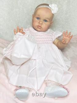 22 In. Ellie Reborn Doll, Sculpt By Irina Kaplanskaya, Blue Eyes, Beautiful