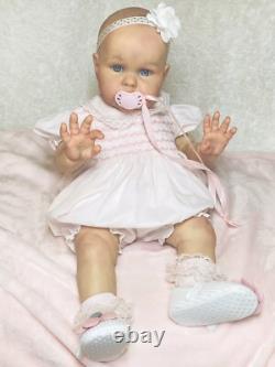 22 In. Ellie Reborn Doll, Sculpt By Irina Kaplanskaya, Blue Eyes, Beautiful