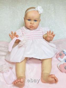 22 In. Ellie Reborn Doll, Sculpt By Irina Kaplanskaya, Blue Eyes, Beautiful